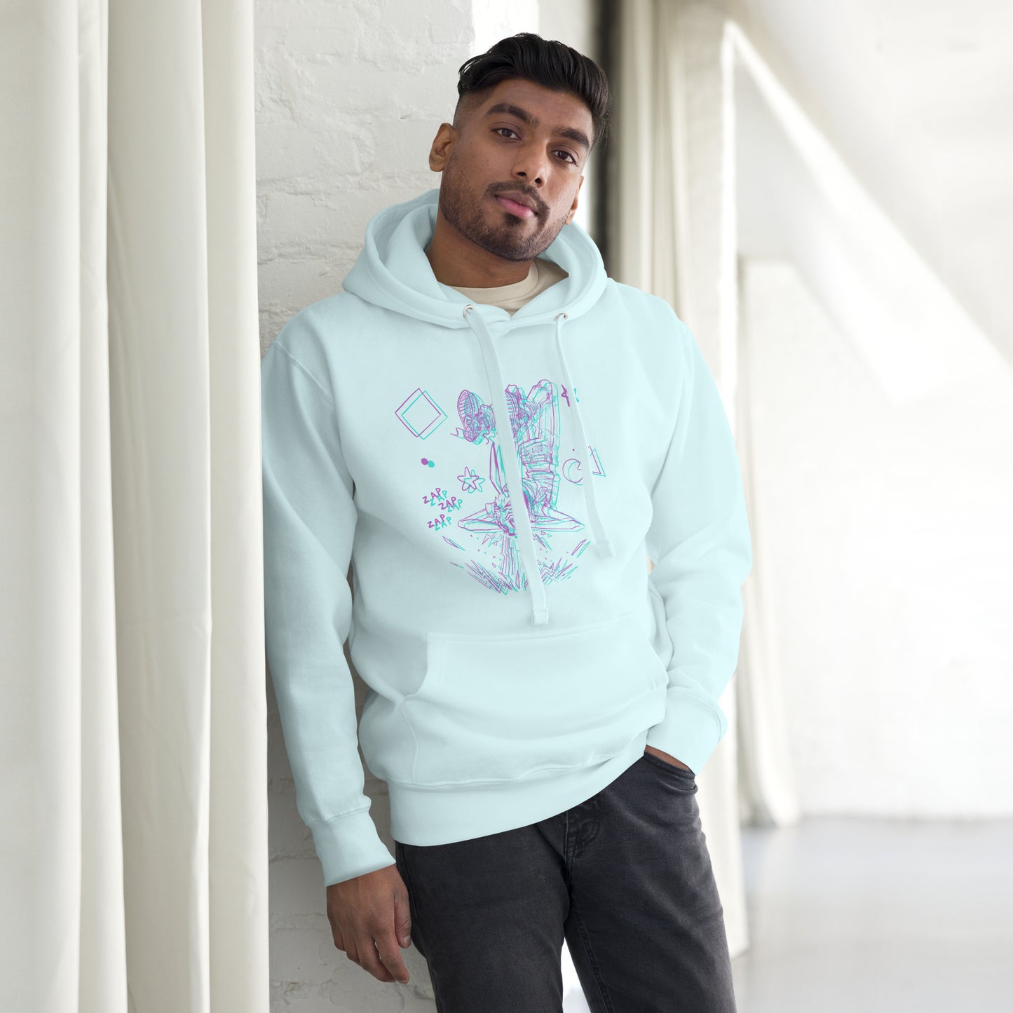 Zap Zap Rabbit Unisex Hoodie